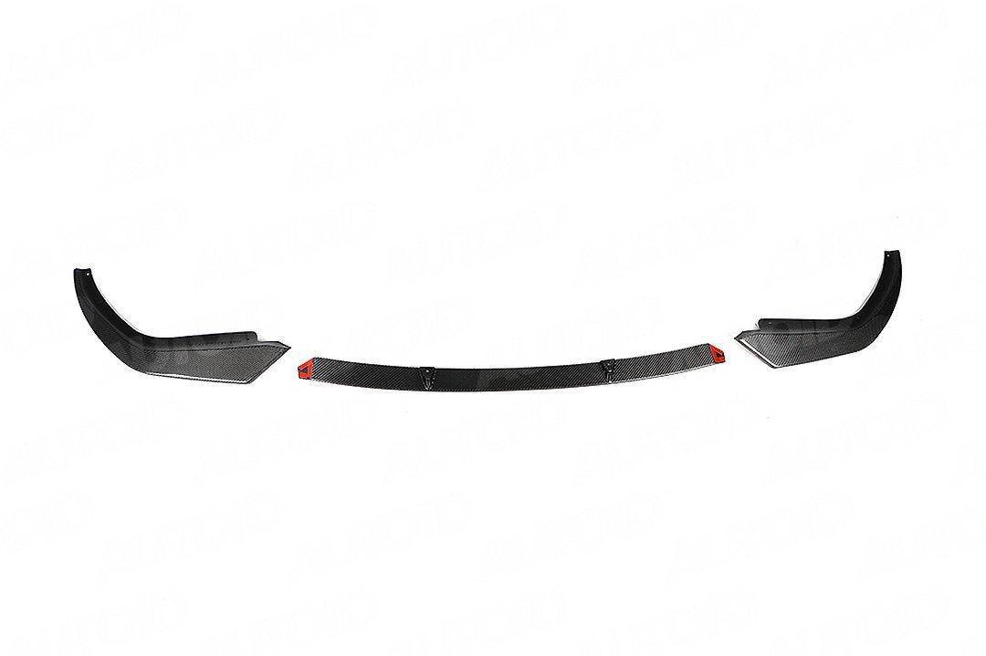 Carbon Fibre Competition Front Splitter for BMW 3 Series Pre - LCI (2018 - 2022, G20 G21) - Evolve Automotive